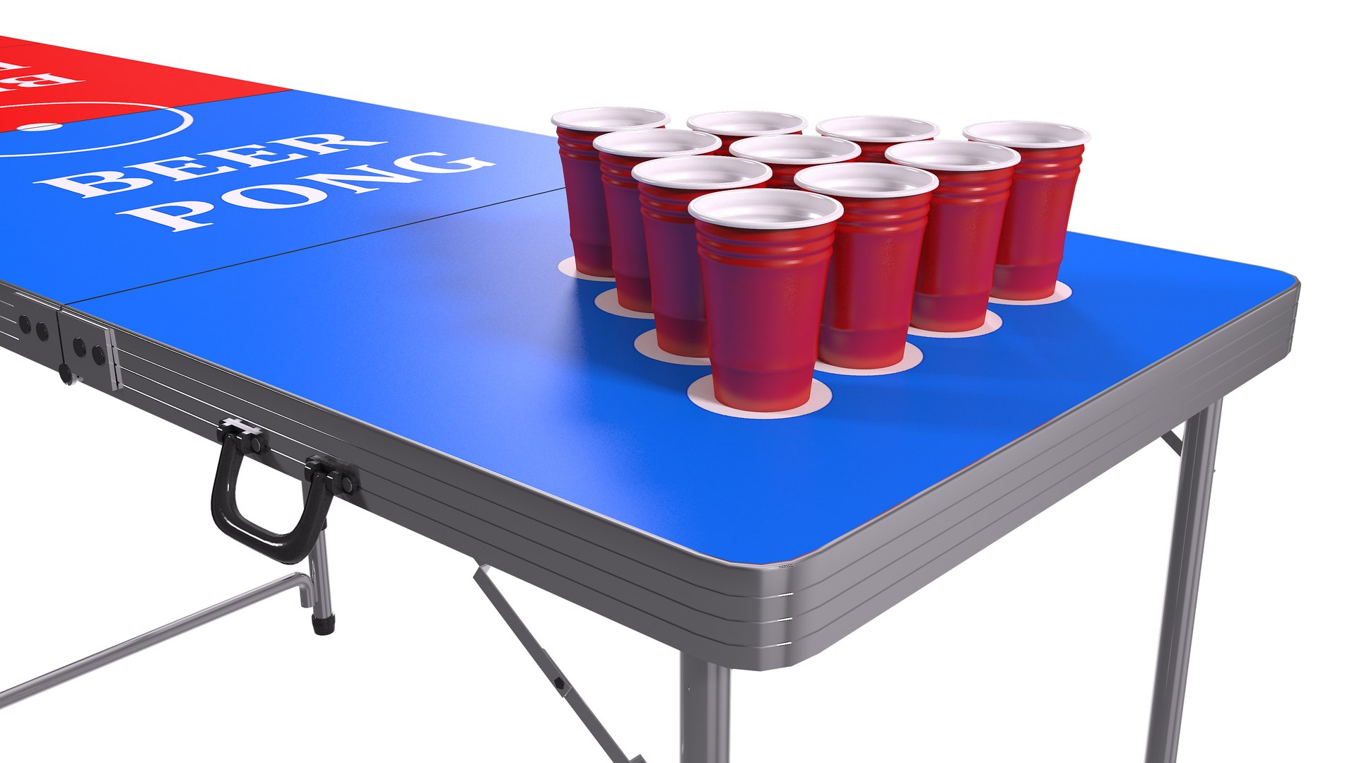 3D model Beer Pong Table - TurboSquid 1835013