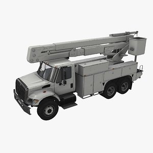 navistar bucket truck 3D model