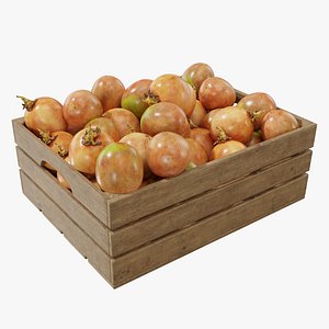passion fruit crate 3D