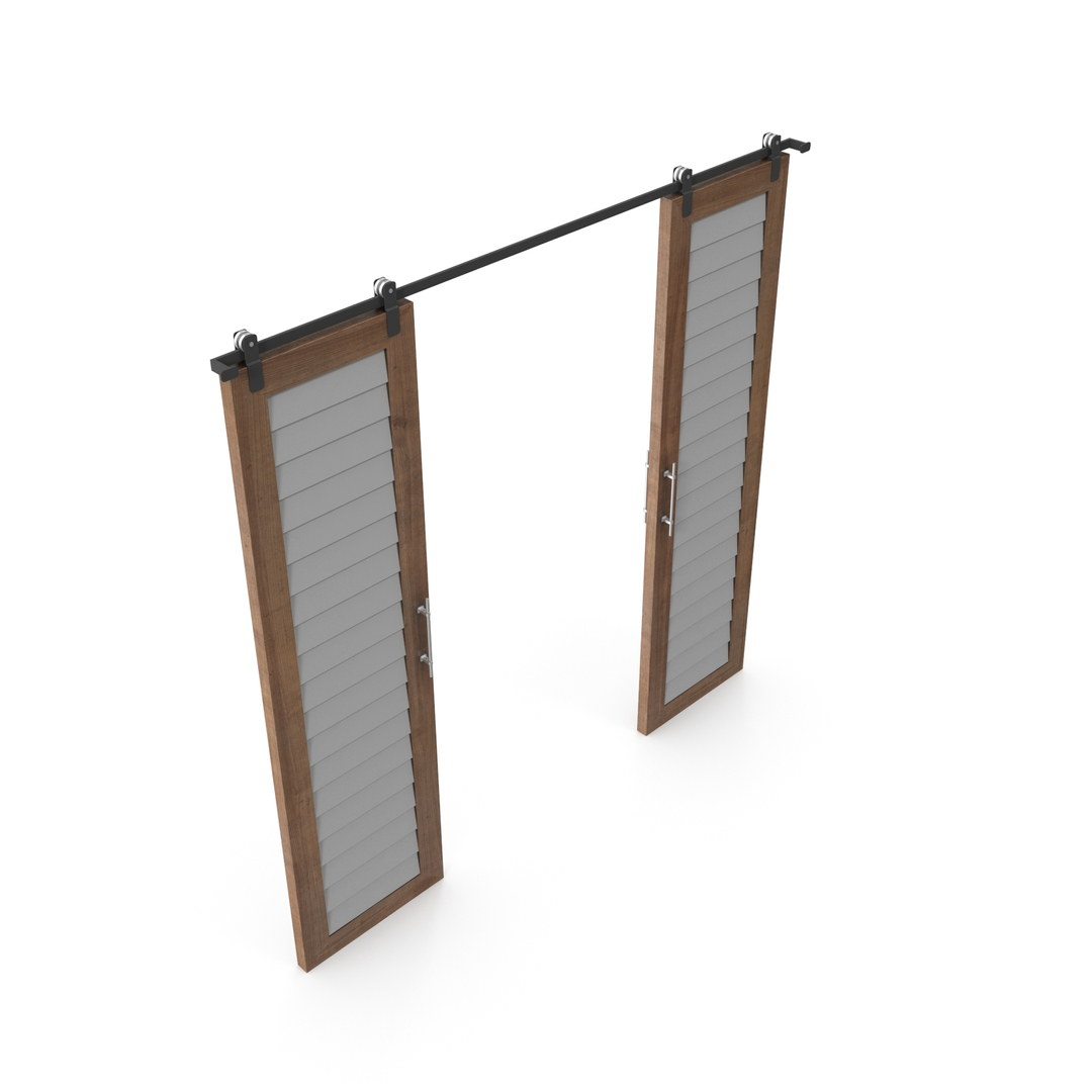 3D sliding door - TurboSquid 1750594