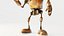 Rusty Bot Rigged Animowany