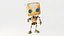 Rusty Bot Rigged Animowany