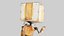 Rusty Bot Rigged Animowany