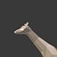Girafe de bande dessinée basse poly