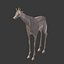 Girafe de bande dessinée basse poly