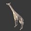 Girafe de bande dessinée basse poly