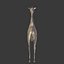Girafe de bande dessinée basse poly