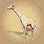 Girafe de bande dessinée basse poly
