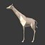 Girafe de bande dessinée basse poly