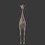 Girafe de bande dessinée basse poly