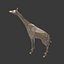Girafe de bande dessinée basse poly