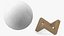 Lamp Moon on Wooden Stand Light Off