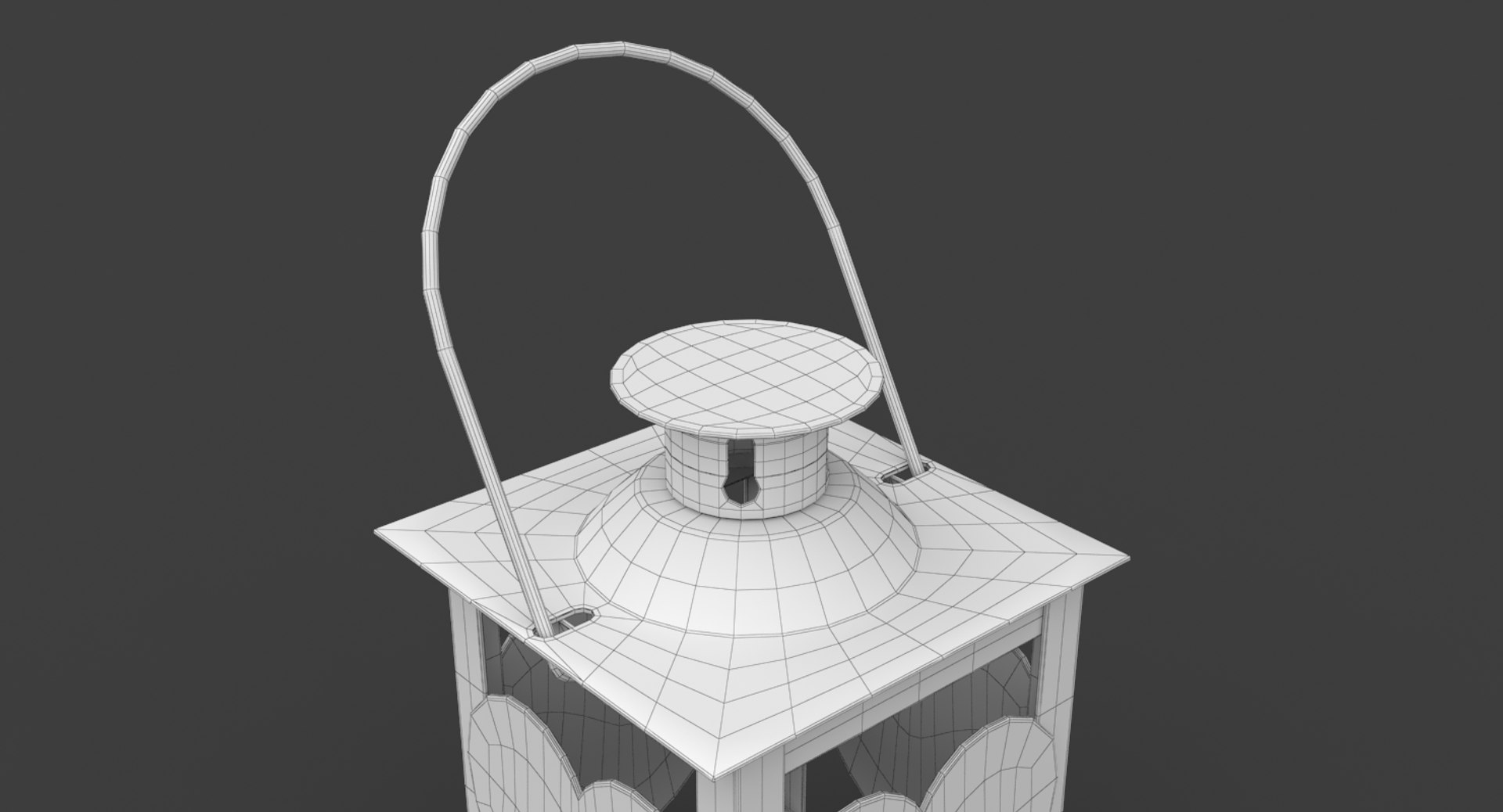 Christmas heart lantern model TurboSquid 1222107