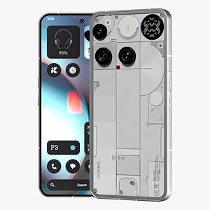 3D Nothing phone 3 white