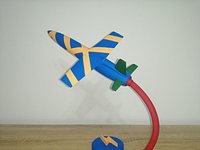 Flying Home Decor 3D Print Airplane UAV Aircraft Desk Decor 3D print model
