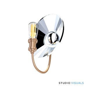 3d reflector filament antiqued model