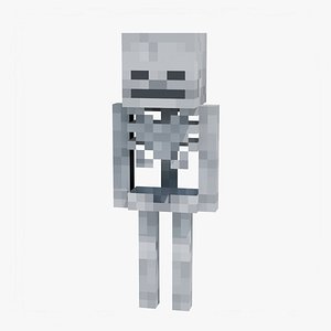 3D Skeleton - Minecraft model