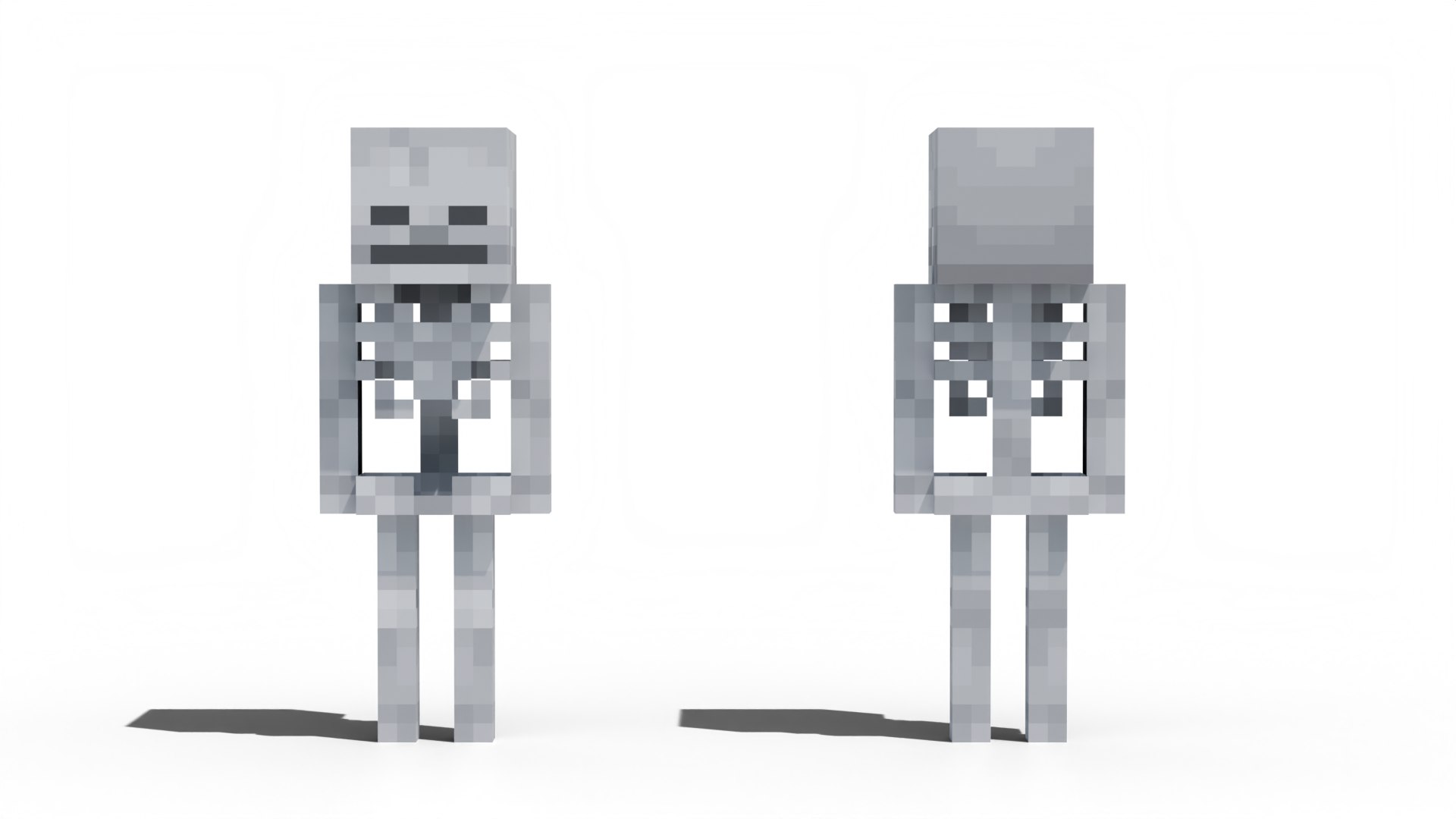 3D Skeleton - Minecraft Model - TurboSquid 2493592