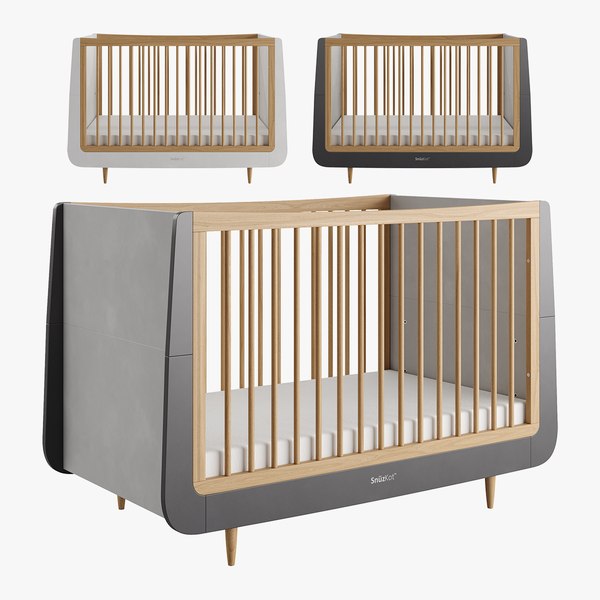 SnuzKot Skandi Cot Bed FN005GE by Snuz 3D model TurboSquid 2042837