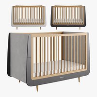 SnuzKot Skandi Cot Bed FN005GE by Snuz