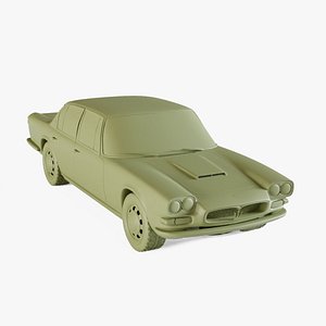 3D model Maserati Quattroporte 1966