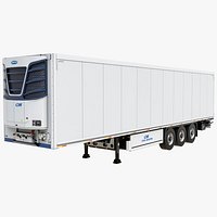 Refrigerator Trailer 05 for Heavy Truck All PBR Unity UE Textures