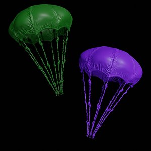 3D model Parachute