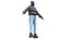 Coleção de botas de calças masculinas e femininas