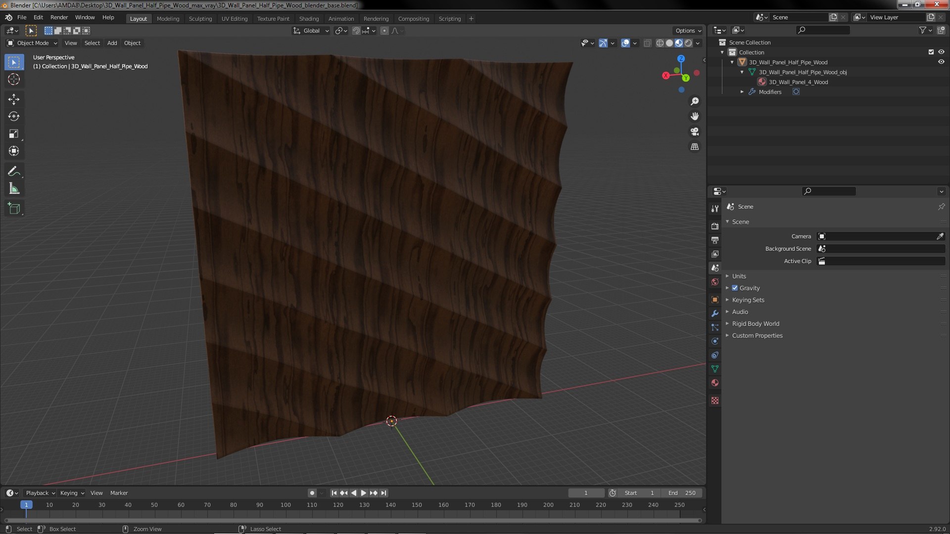 3D Wall Panel Half Pipe Wood 3D model https://p.turbosquid.com/ts-thumb/QL/dRA0yv/1h/3dwallpanelhalfpipewoodmb3dmodel018/jpg/1654284878/1920x1080/fit_q87/5d84d014b64cad9da285cbffb631b8c65cd35c32/3dwallpanelhalfpipewoodmb3dmodel018.jpg