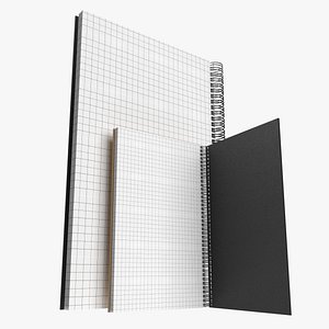 Notebook Paper Black