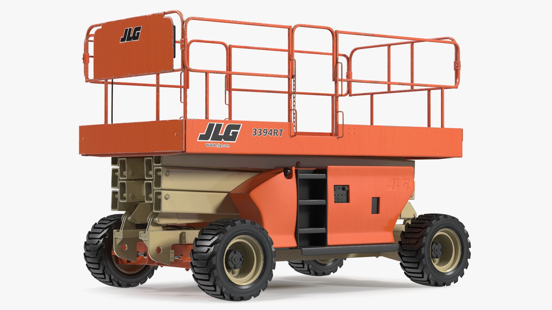 JLG 3394RT Scissor Lift 3D model preview