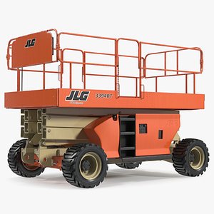 3D model JLG 3394RT Scissor Lift