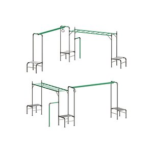 3D JUNIOR JUNGLE TARZAN MONKEY BARS model