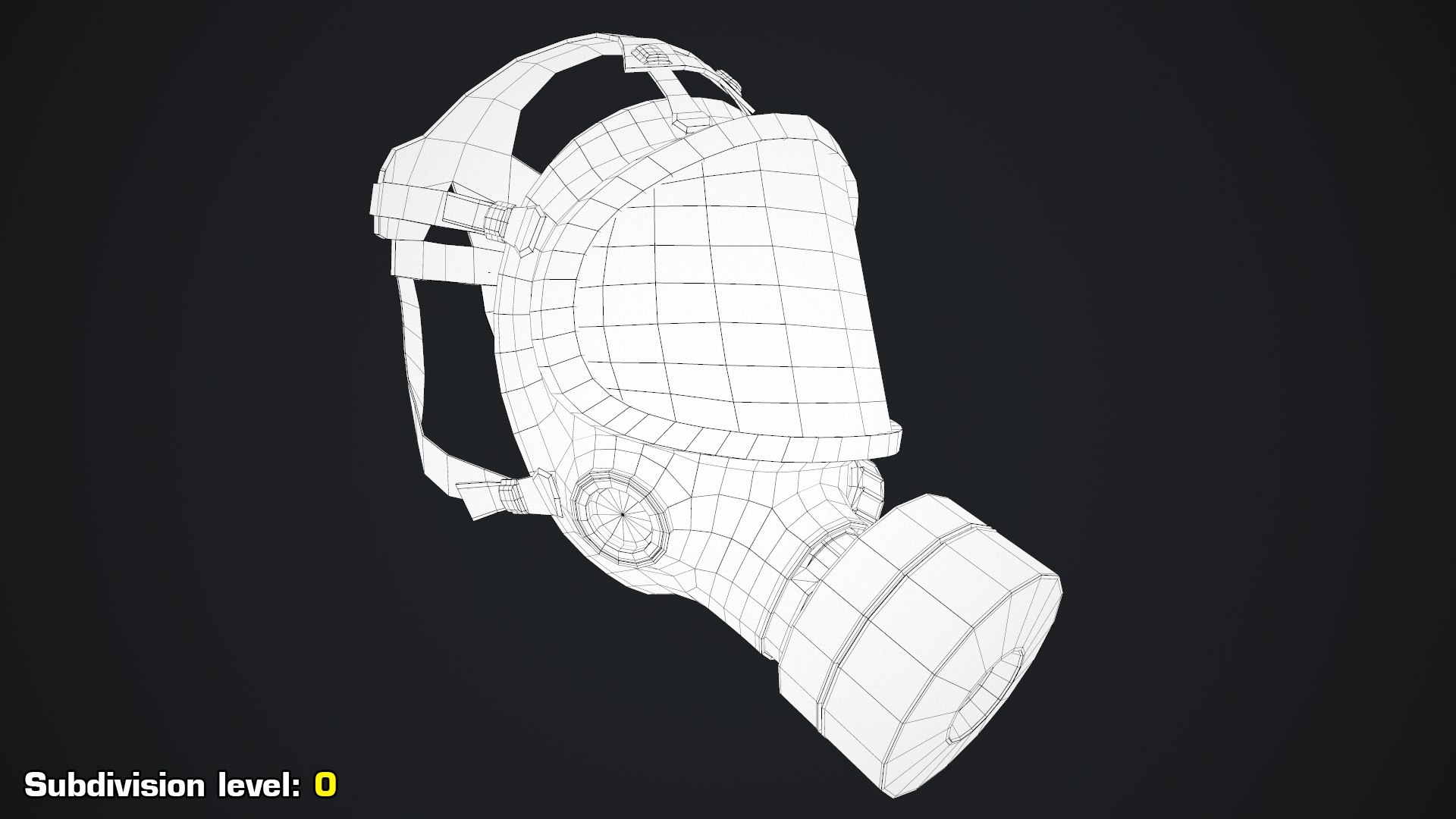Gas Mask Model - TurboSquid 1465739