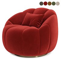 Garret Armchair Boucle beanbag by Soho Home