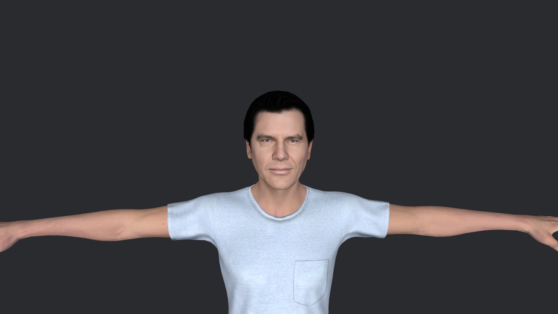 3D Model Josh Brolin Hyper Realistic Full Body Fully Rigged 3D ...