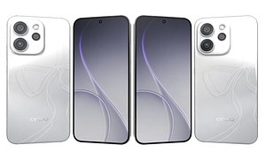 3D Oppo Reno15 Pro China White