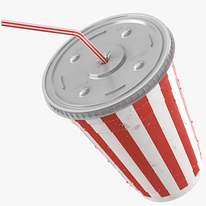 Striped Soda Cup