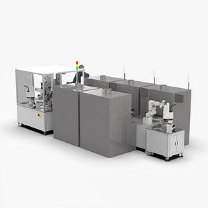 Automatic LED Shell Dispensing Detection Pressure Holding Machine 3D