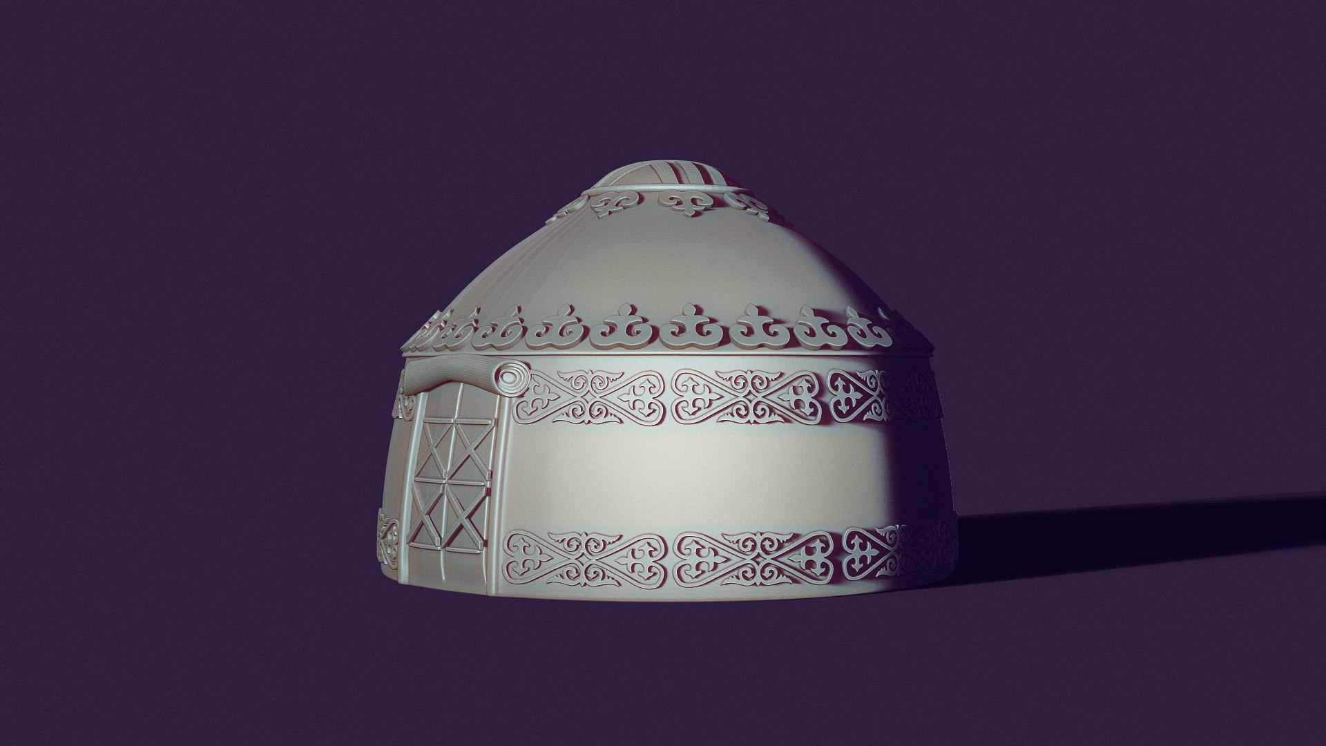 Yurt Of Kazakh Nomads Mold 3D Model - TurboSquid 2254093