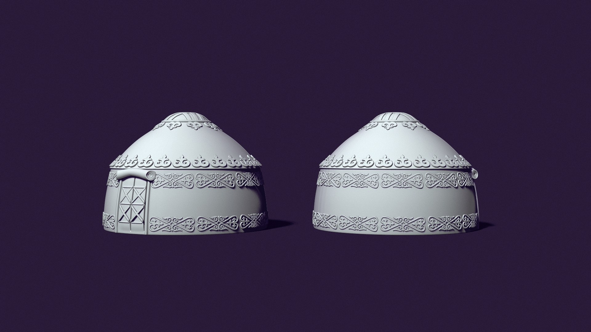 Yurt Of Kazakh Nomads Mold 3D Model - TurboSquid 2254093