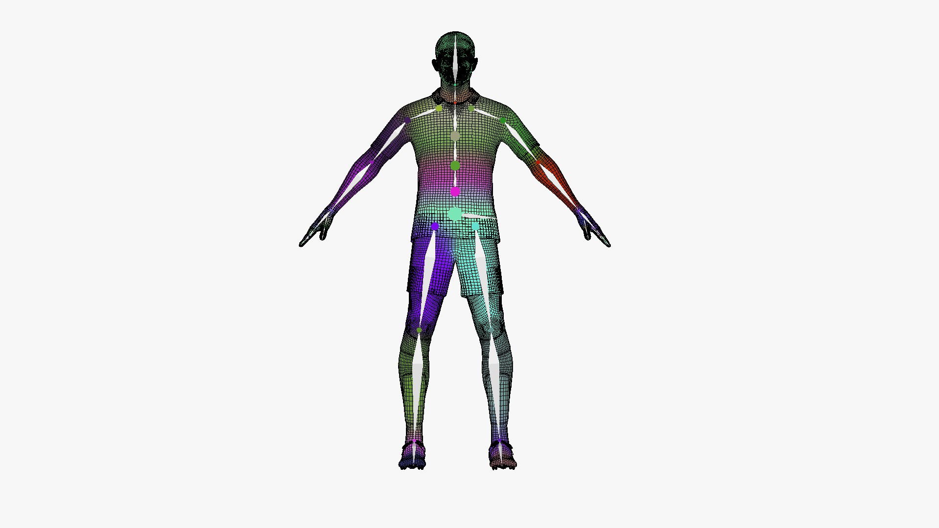 3D T-Pose Rigged Bernardo Silva Manchester City 23-24 - TurboSquid 2163994