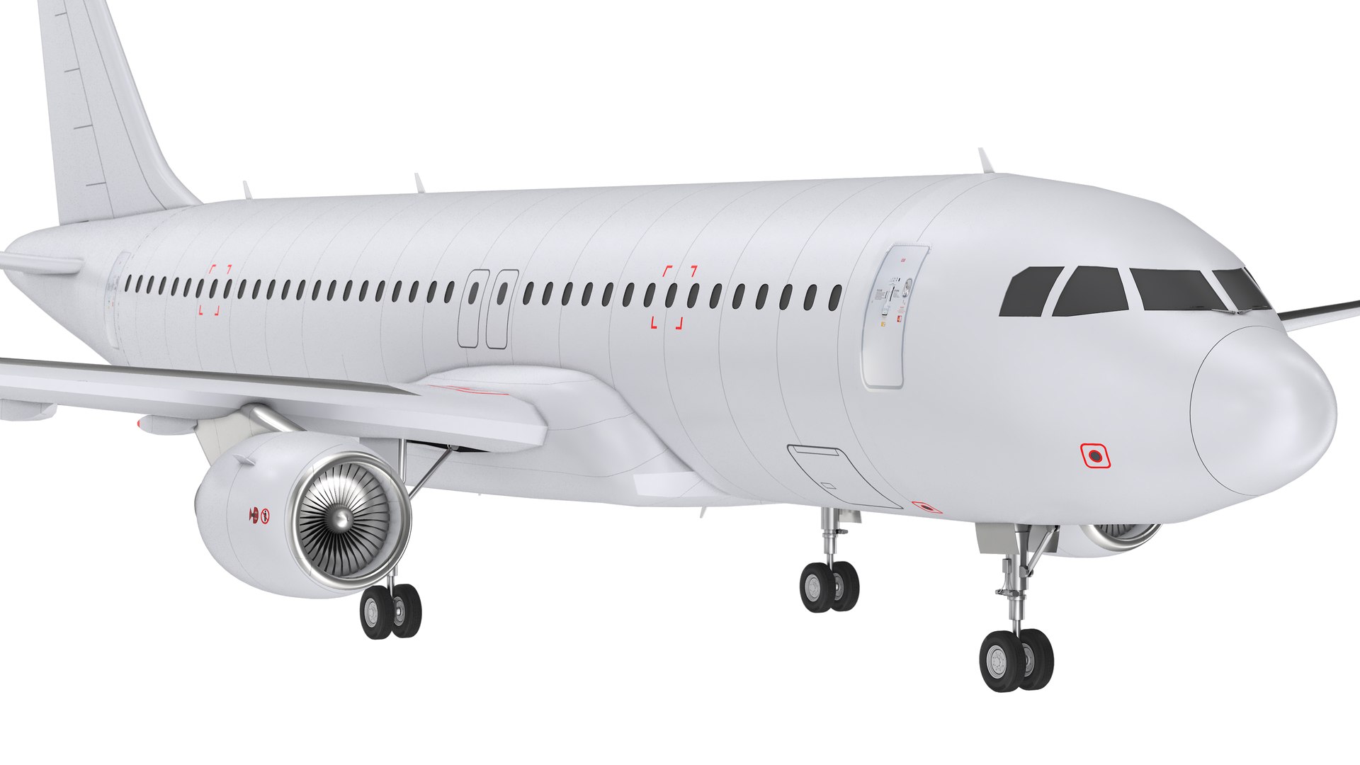 3D Airbus A320 Generic Model - TurboSquid 2438545