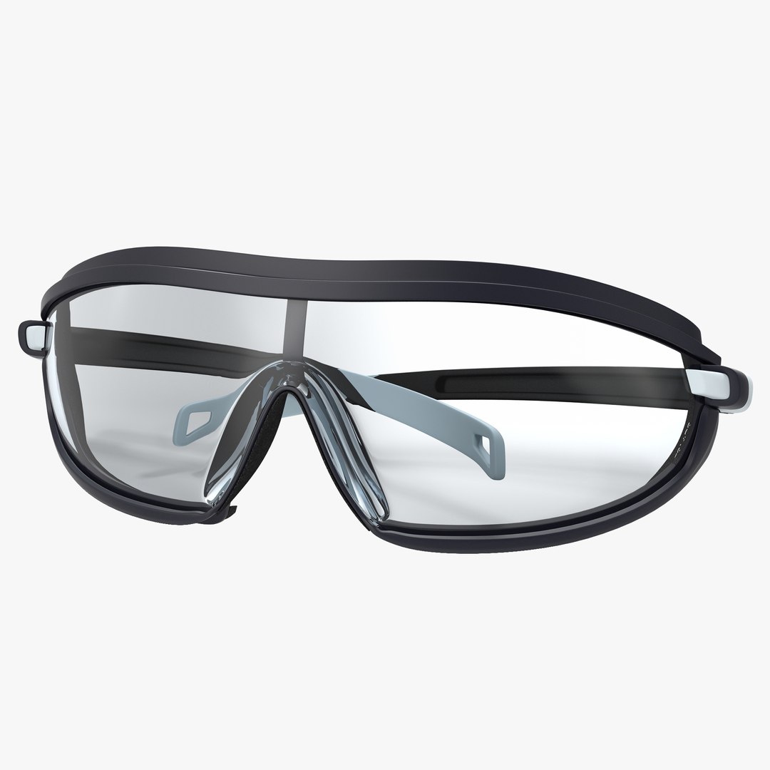Safety Glasses Folded 2 Pyramex 3D model preview