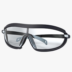 safety glasses folded 2 3d obj