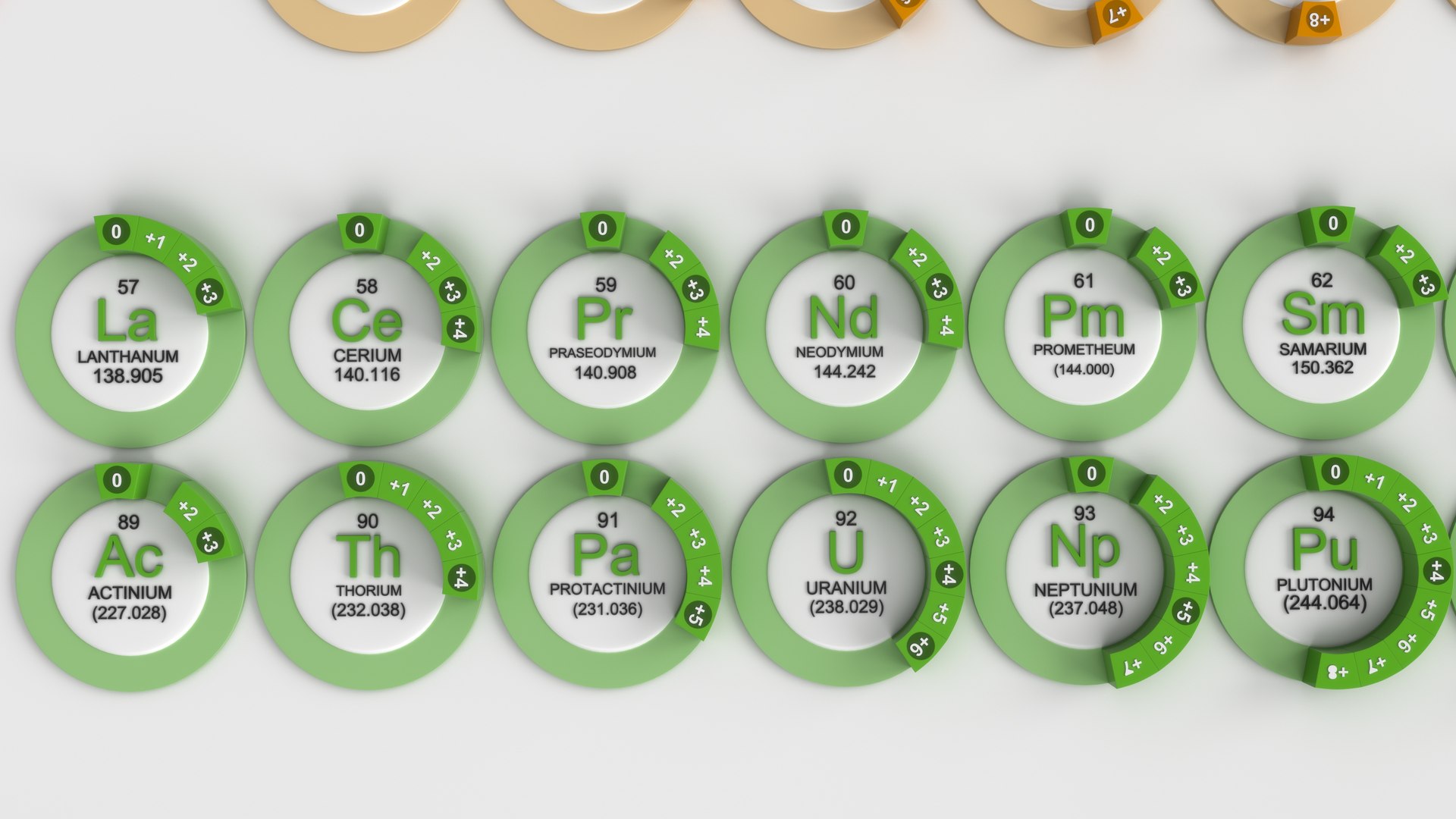 Periodic Table 3D Model - TurboSquid 2331072