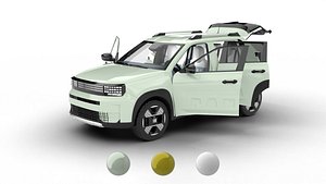 Fiat Grande Panda Petrol 2026 HQ 3d model model