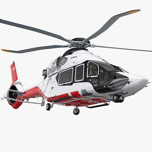 3D Airbus H160 Utility Helicopter Rigged