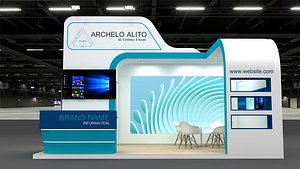 3D small booth exhibition