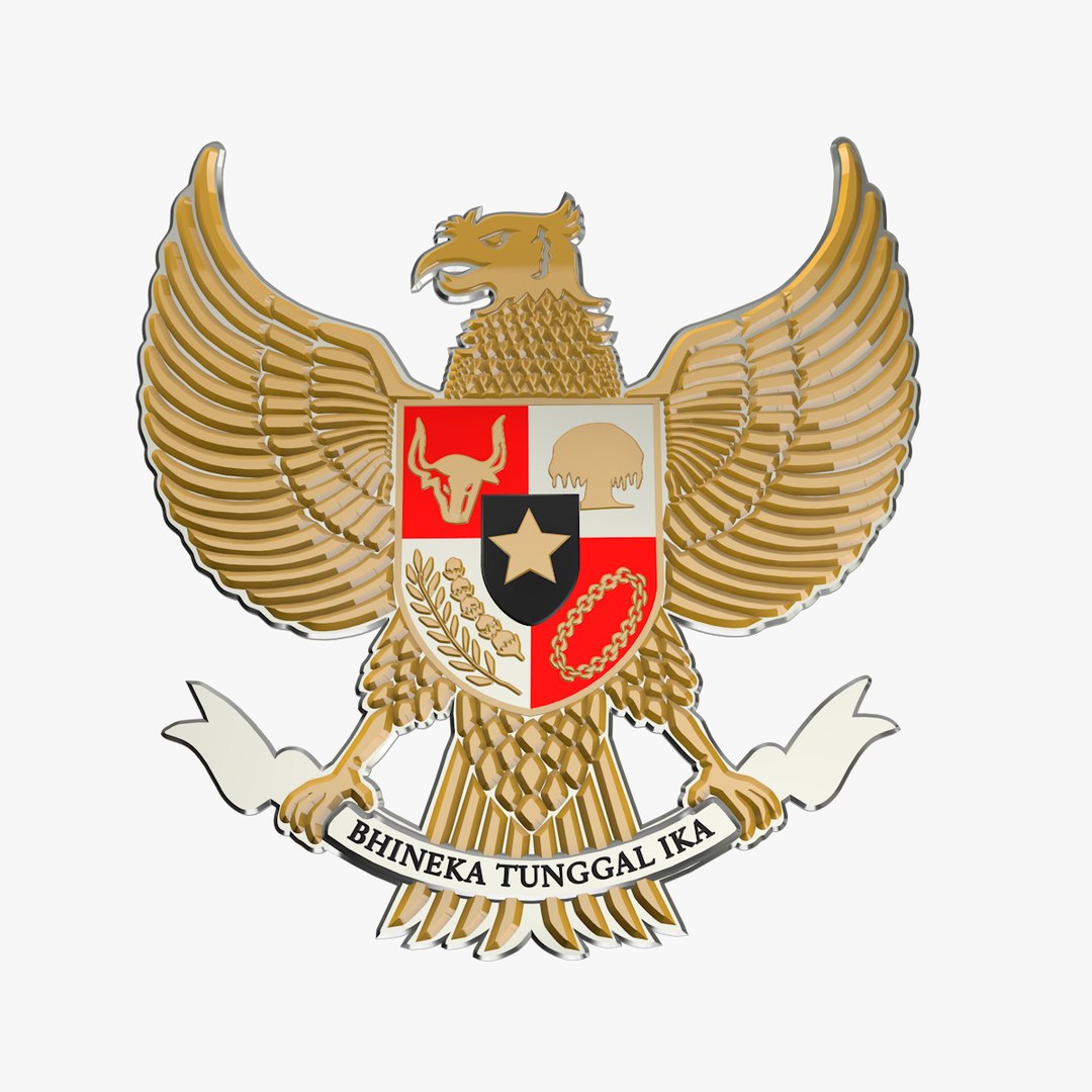 3D Model Garuda Pancasila - TurboSquid 2087357